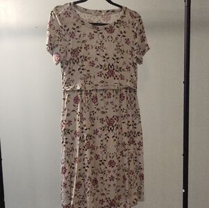 Floral Short Sleeve Dress